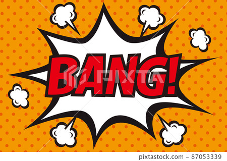 美式漫畫風格演講泡泡 BANG 爆炸 87053339