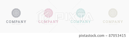 creative mandala vector logo template brand retro creative mandala vector logo template brand retro 87053415