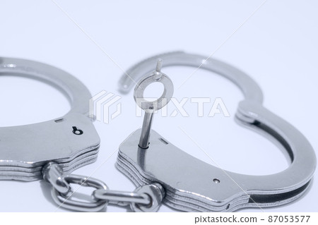 銀手銬/逮捕圖像 87053577