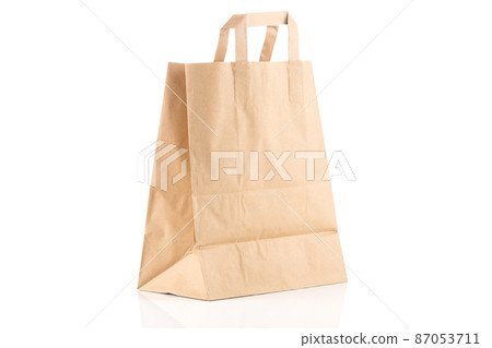 paper bag isolated on white paper bag isolated on white 87053711