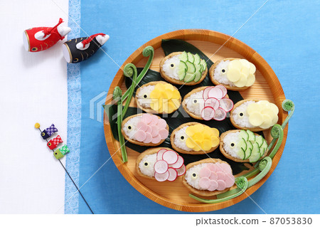 Koinobori Inari Sushi Koinobori Inarizushi 兒童節米飯 87053830