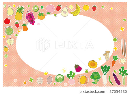 蔬菜水果架背景素材一角 87054380