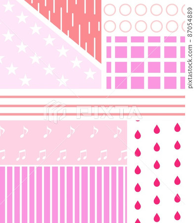 垂直的像桅杆一樣的背景粉紅色 87054889