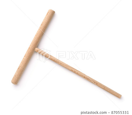 Top view of wooden crepe spreader 87055331