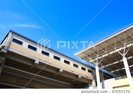 Scenery of Shin-Toyota Station, Aichikanjo Railway, Toyota City Scenery of Shin-Toyota Station, Aichikanjo Railway, Toyota City 87055570