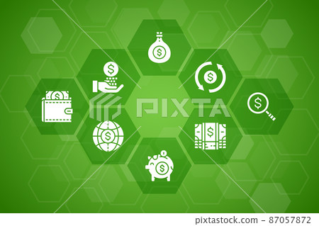 Money and Banking vector illustration for business presentation. Credit Card, Currency Exchange, Atm, Terminal web banner template design. Money and Banking vector illustration for business presentation. Credit Card, Currency Exchange, Atm, Terminal web banner template design. 87057872