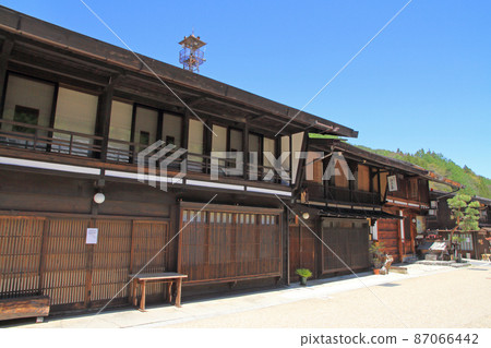 奈良井宿的街道中山道木曾路 87066442