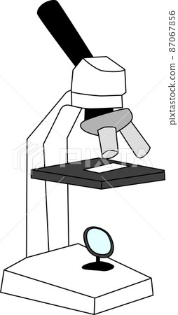 Simple microscope illustration 87067856