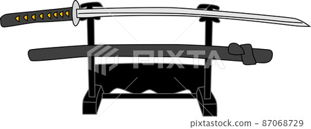 一把很酷的日本刀的形象 87068729