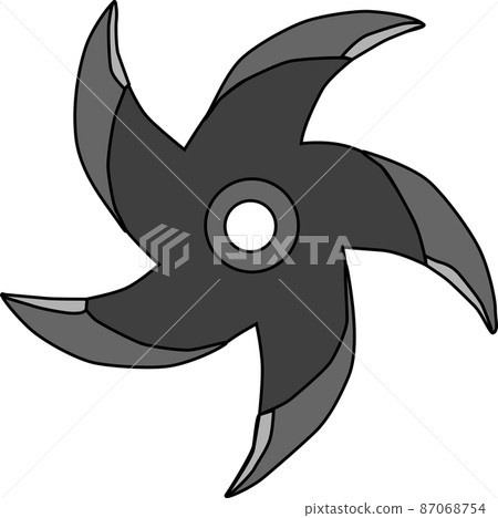 鋒利的手裡劍的插圖 鋒利的手裡劍的插圖 87068754