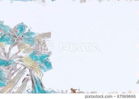 Abstract beautiful oil painting flower vintage illustration Abstract beautiful oil painting flower vintage illustration 87069666