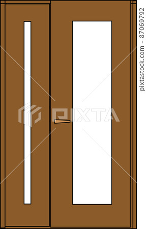 門插圖素材 87069792