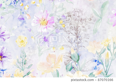 Abstract beautiful watercolor flower illustration Abstract beautiful watercolor flower illustration 87070166