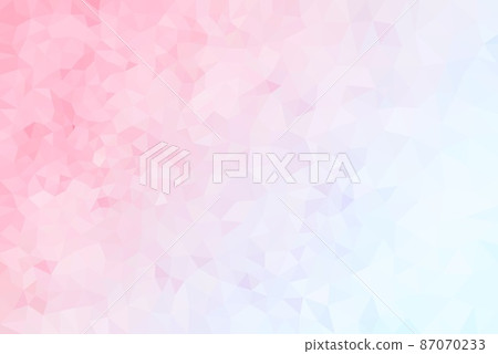 Background material for images that change from winter to spring Polygon pink Light blue Background material for images that change from winter to spring Polygon pink Light blue 87070233