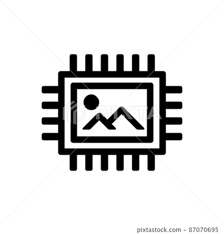 NFT art digital art vector icon illustration 87070695