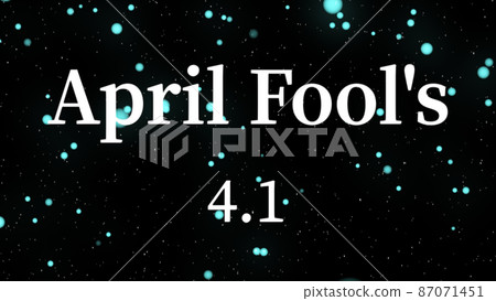 April Fools April 1st English text message card 87071451