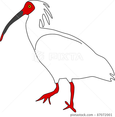 可愛的 toki 插圖素材 87072001