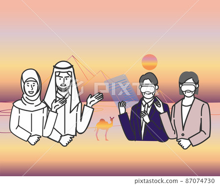 People traveling in VR People traveling in VR 87074730