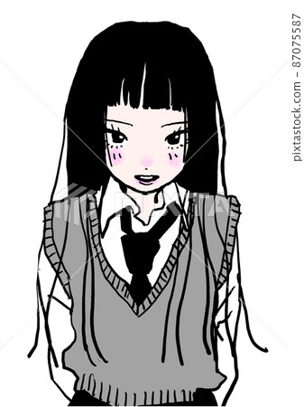 學校的女生 87075587