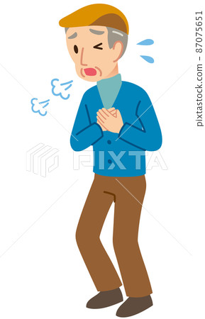 Elderly people who are short of breath 87075651