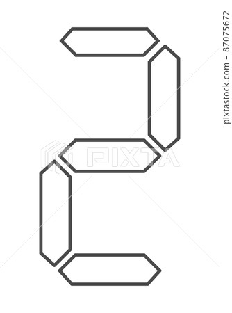 數字 2 87075672