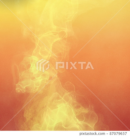 Alcohol ink art abstract background) Image of flames Gradation from red to yellow Smoke wave Square banner Fire 87079637