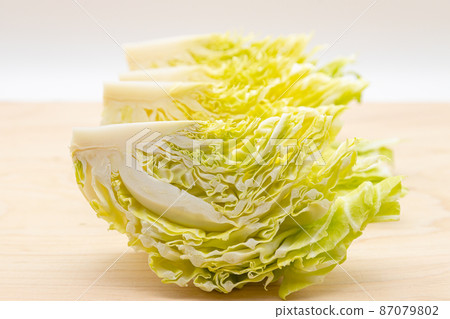 Spring cabbage cross section Spring cabbage cross section 87079802