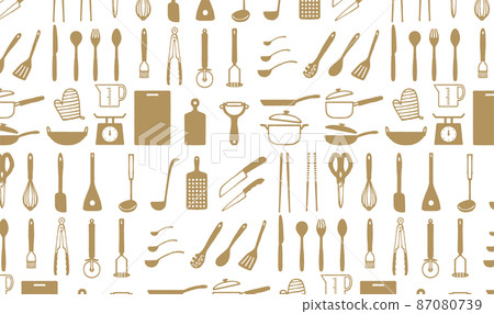 Simple cookware pattern hand-painted decoration kitchen 87080739