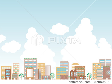 Illustration material of cityscape 87080892