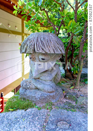[廣島]初夏宮島彌仙大聖院境內的河童石像 87082387
