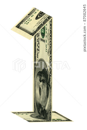 Numbers one dollars 87082645