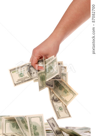 Money in a hand 87082700