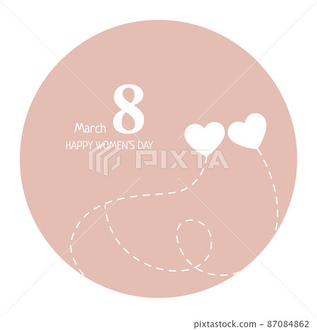 March 8 women's day design. Women's day vector concept design with Pastel Colour for International Woman Celebration. Vector illustration. March 8 women's day design. Women's day vector concept design with Pastel Colour for International Woman Celebration. Vector illustration. 87084862