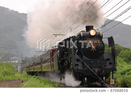 Chichibu Railway SL Paleo Express without head - Stock