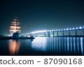 Toyama Bay, Kaiwo Maru and Shinminato Bridge 87090168