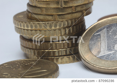 Euro coins 87090286