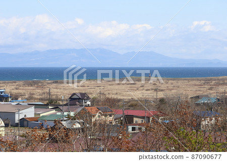 北海道森佐原街景和佐佐木燈塔 87090677