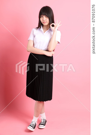 Cute Young Student Cute Young Student 87091076