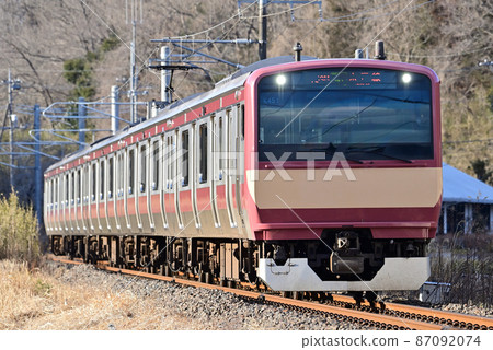 水戶線笠間志志堂 JR 東 E531 系列 K451 編隊（勝田）赤電再版油漆顏色 87092074