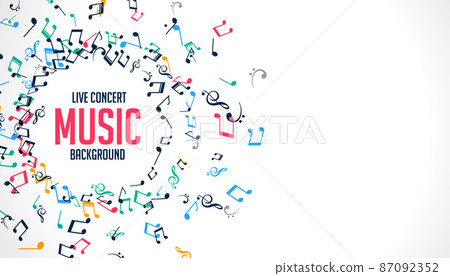 music sound notes melody background music sound notes melody background 87092352
