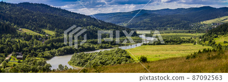 carpathian rural landscape 87092563