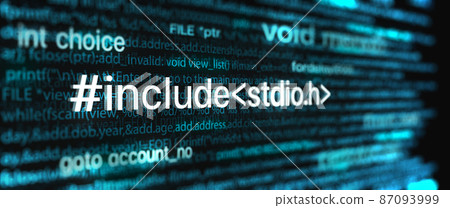 Abstract Modern tech of Programming code screen... - Stock Illustration ...