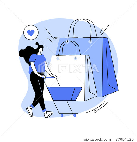 Purchasing habits abstract concept vector illustration. Purchasing habits abstract concept vector illustration. 87094126