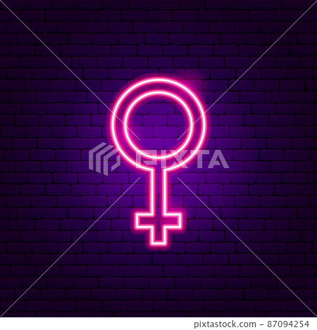 Woman Gender Neon Sign Woman Gender Neon Sign 87094254