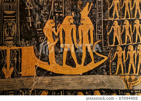 KV9, Kings' Valley No. 9, Tomb of Memnon, tomb of the pharaohs from the 20th dynasty: Ramses V and Ramses VI. 87094908