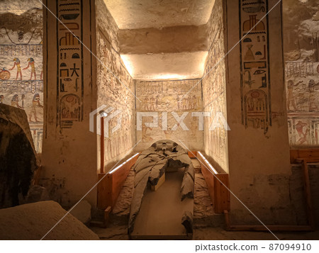 KV9, Kings' Valley No. 9, Tomb of Memnon, tomb of the pharaohs from the 20th dynasty: Ramses V and Ramses VI. KV9, Kings' Valley No. 9, Tomb of Memnon, tomb of the pharaohs from the 20th dynasty: Ramses V and Ramses VI. 87094910