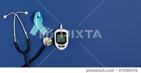 Background of diabetic disease concept with copy space. 87096476