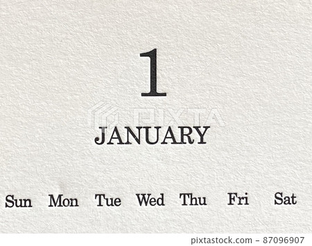 January calendar 87096907