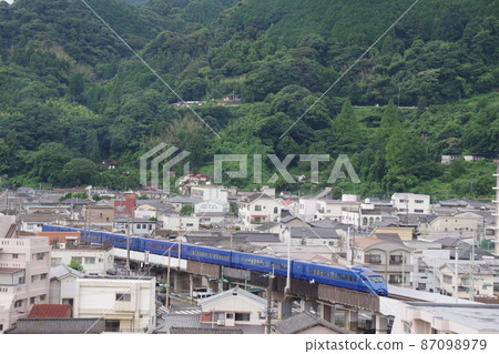 View of Beppu city from the hotel room 3 View of Beppu city from the hotel room 3 87098979