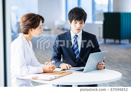 Business Hospital Doctor Research MR Meeting Business Negotiation Shooting Cooperation: LINK FOREST Business Hospital Doctor Research MR Meeting Business Negotiation Shooting Cooperation: LINK FOREST 87099852